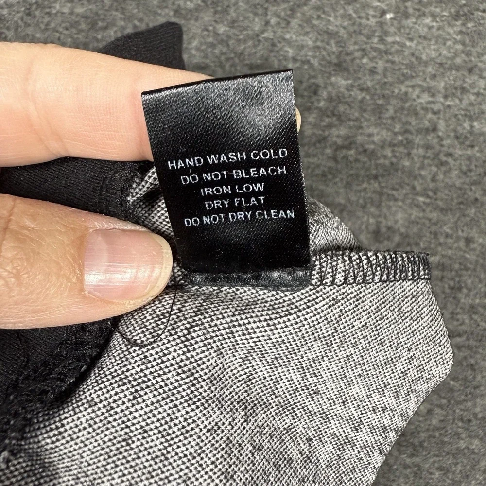 Y2K Plaid Pencil Skirt  Medium Black White Stretch‎ Waist